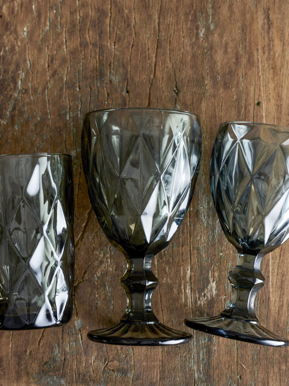 Asana Drinking Glass, Grey, Glass - Image 3