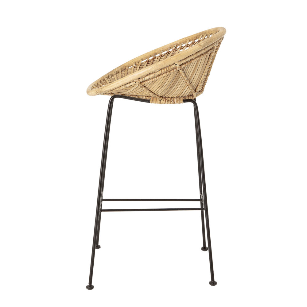 Yonne Bar Chair, Nature, Rattan - Image 4