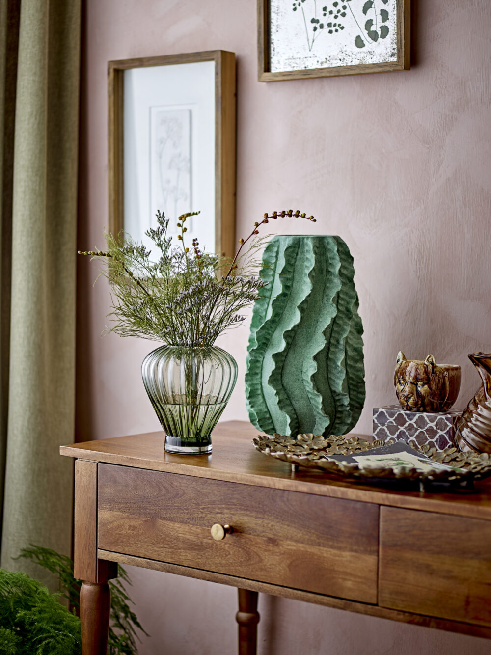 Abner Flowerpot, Brown, Stoneware - Image 4
