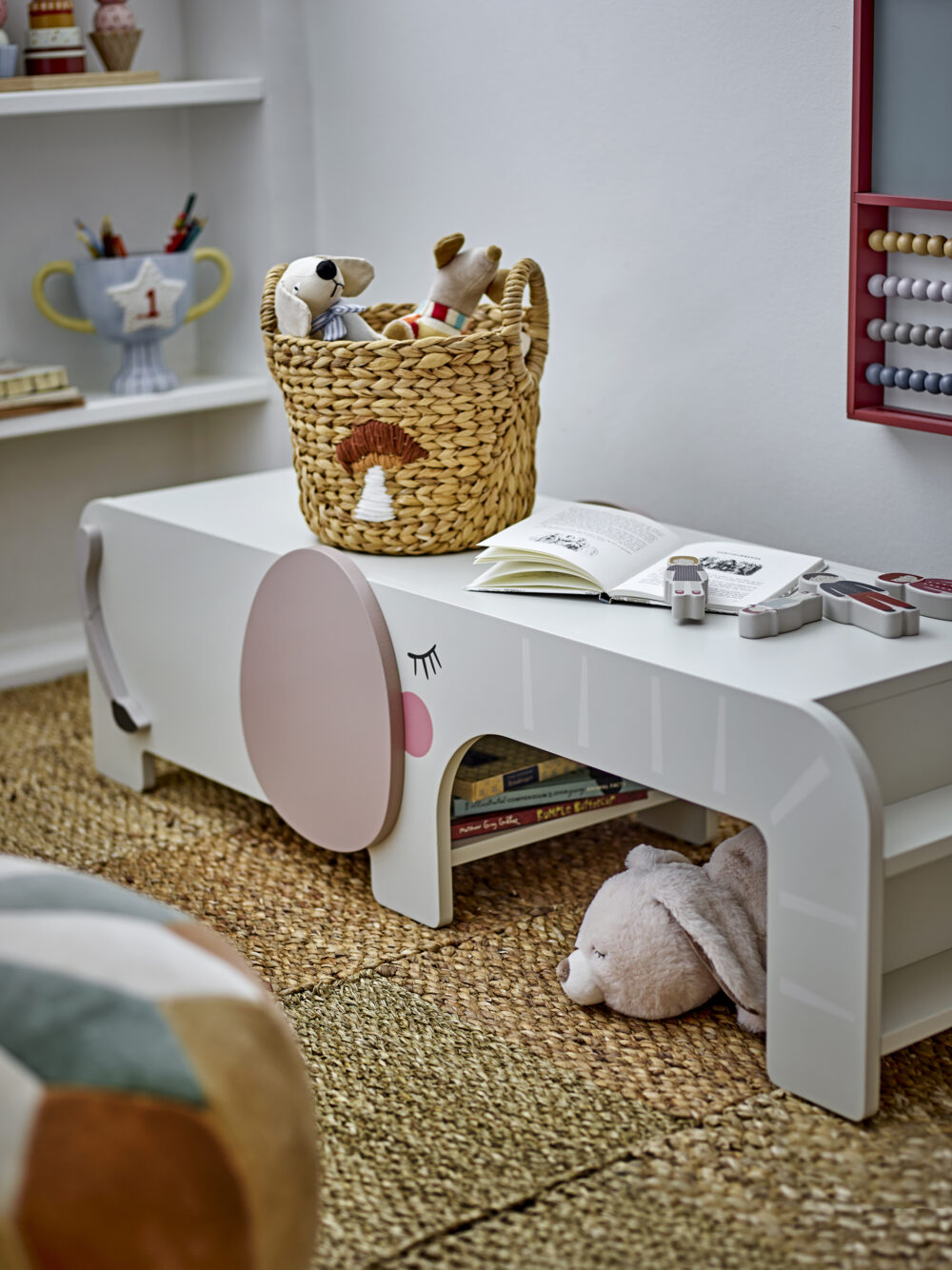 Ferdinand Bench, Grey, FSC®100%, MDF - Image 6