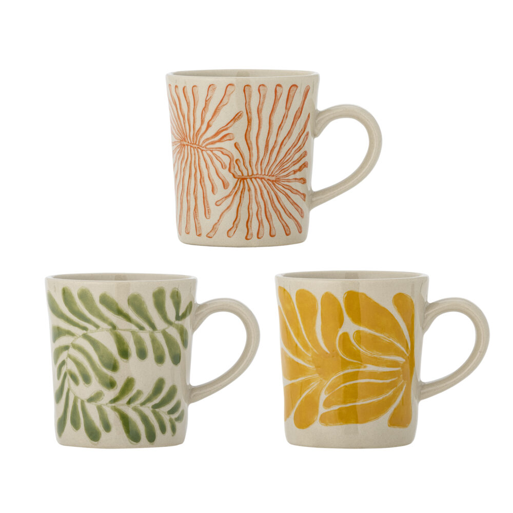 Fauni Cup, Yellow, Stoneware