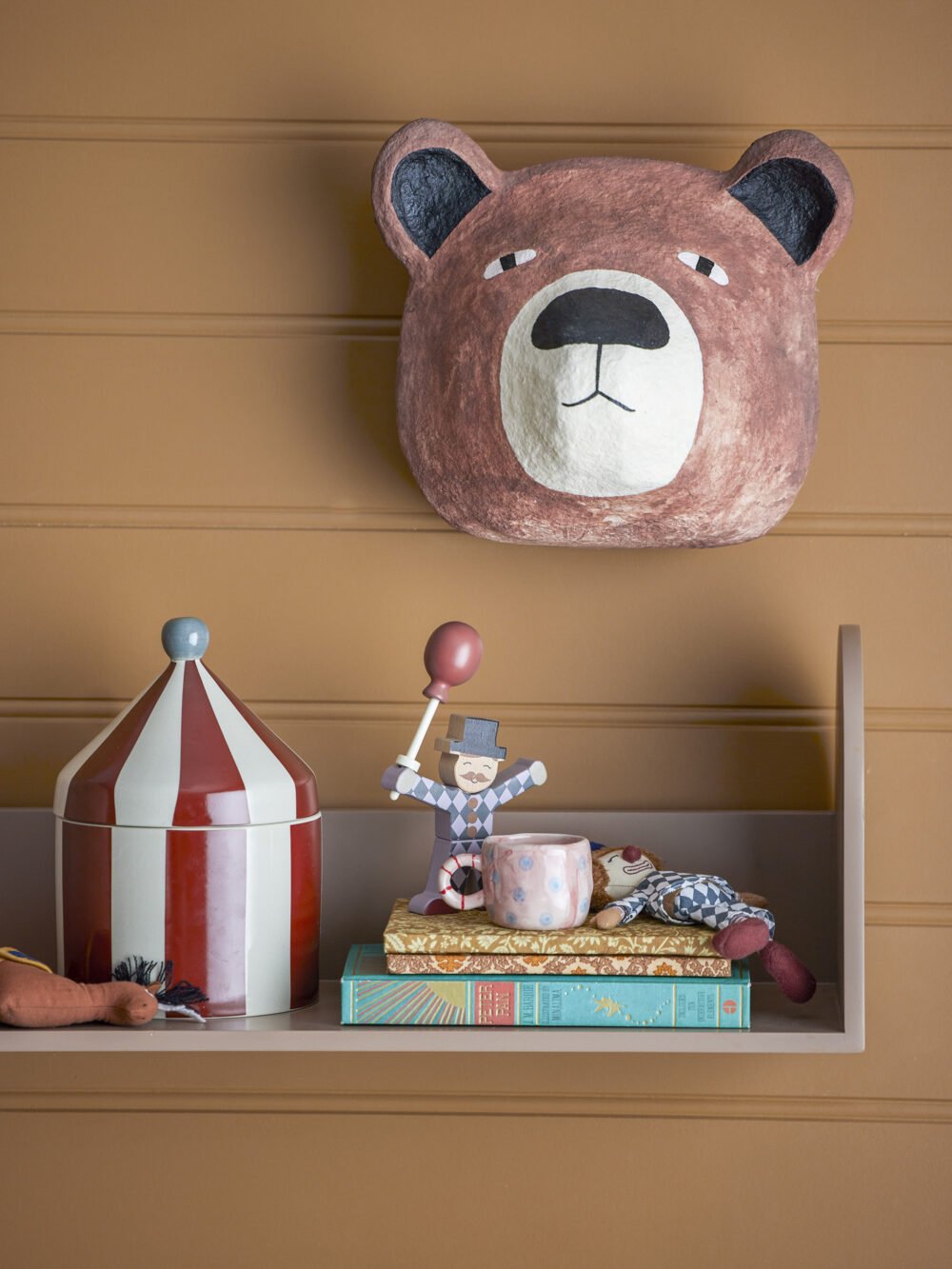 Teda Wall Decor, Brown, Paper Mache - Image 5