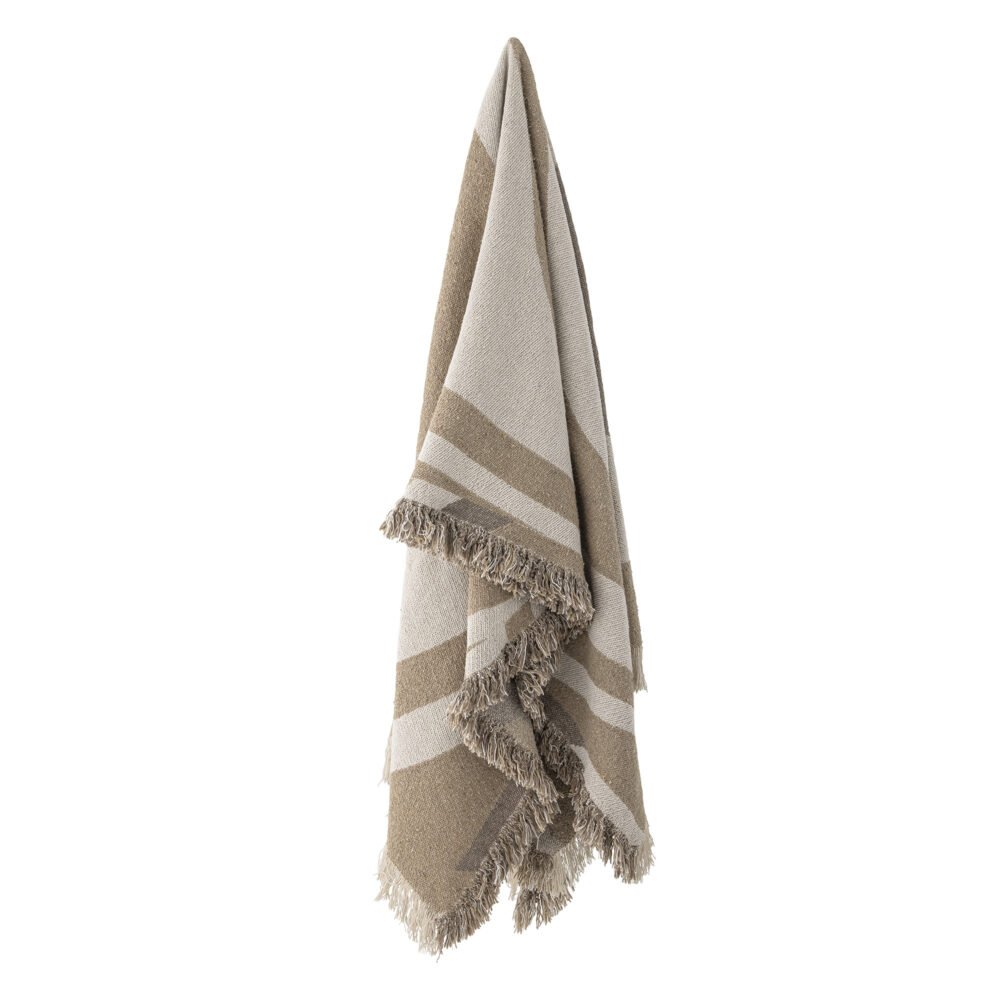 Orinoco Throw, Nature, Recycled Cotton - Image 3