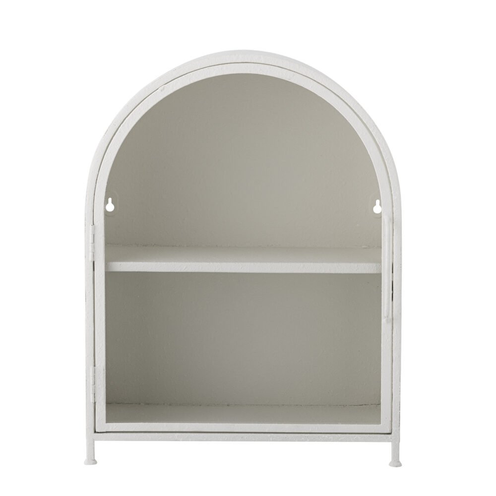 Soria Cabinet, White, Metal