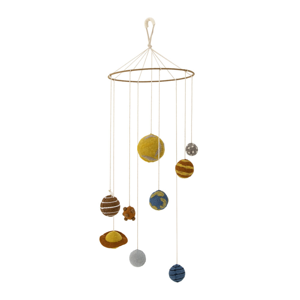 Space Mobile, Yellow, Wool