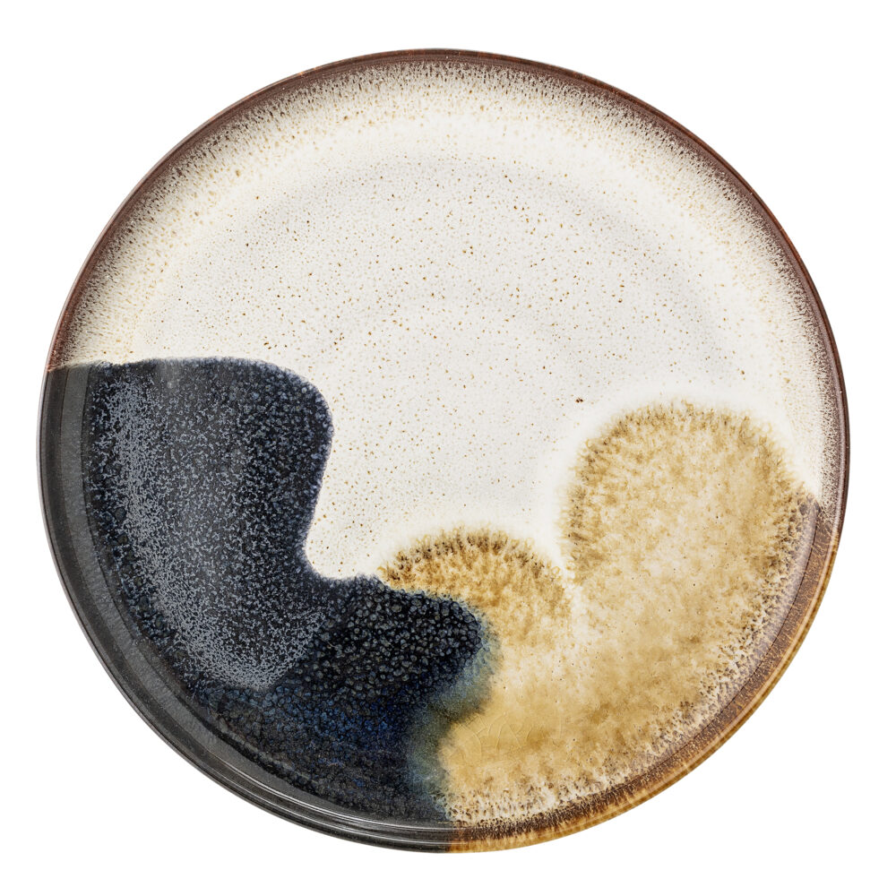 Jules Plate, Grey, Stoneware - Image 3