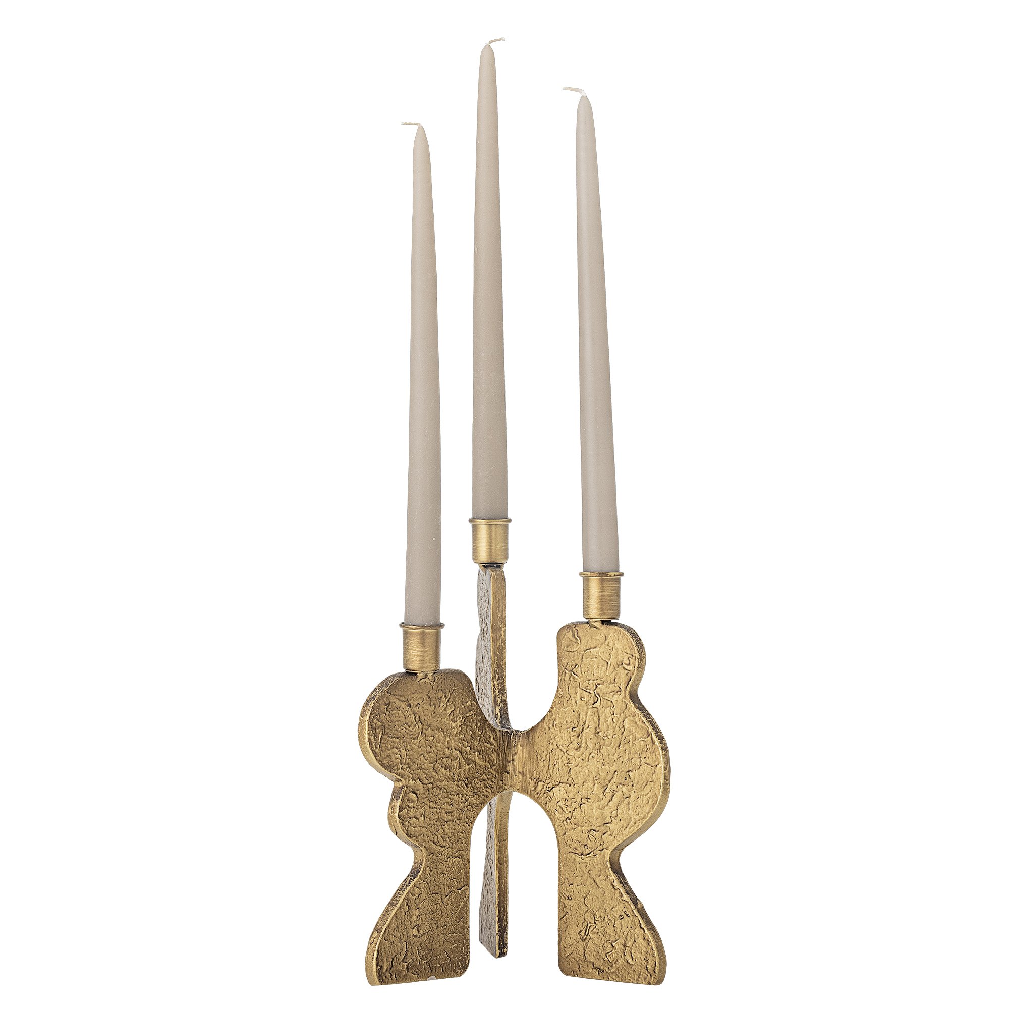 Lux Candle Holder, Gold, Metal - Image 2