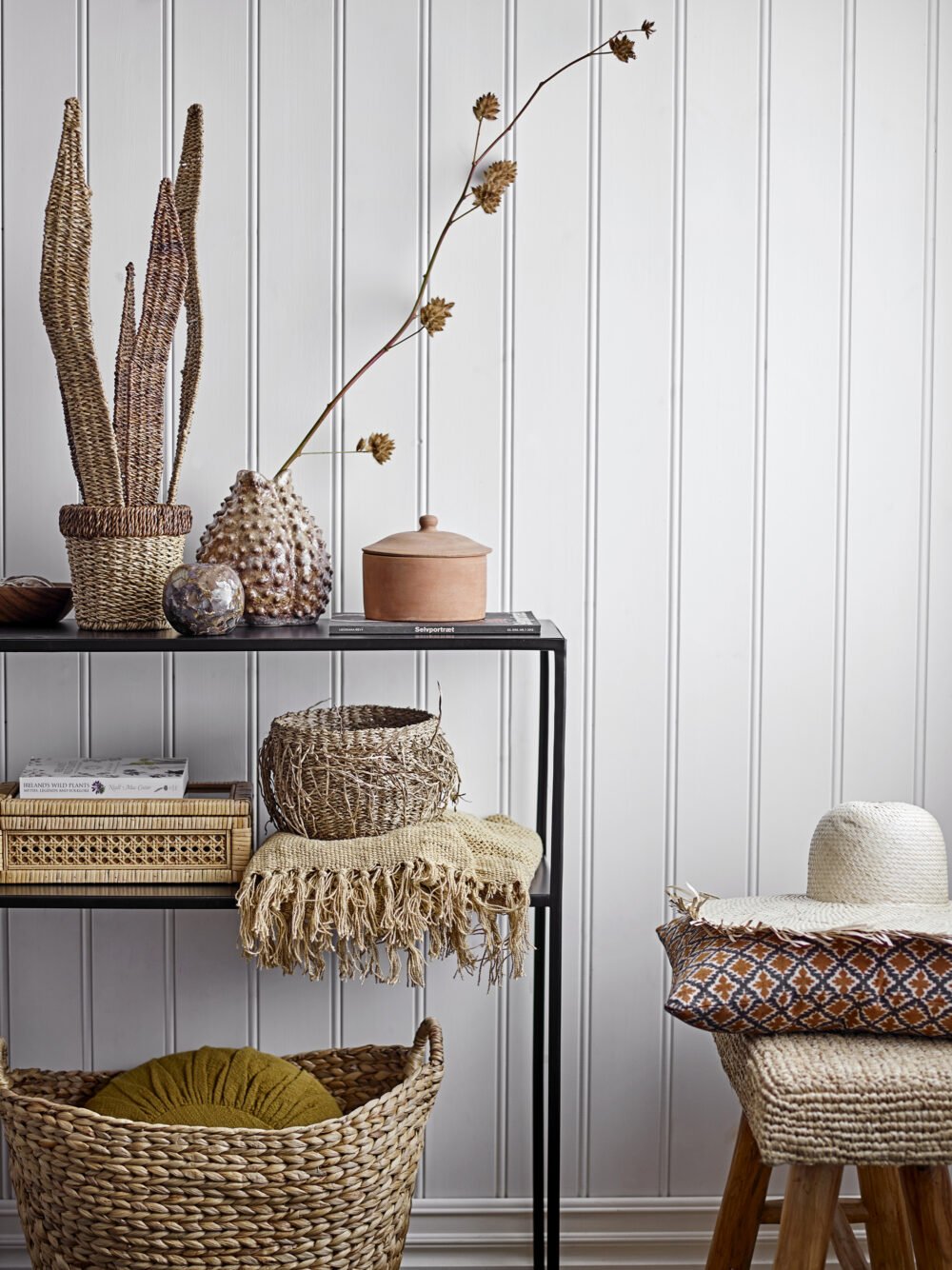 Lally Box w/Lid, Nature, Rattan - Image 6