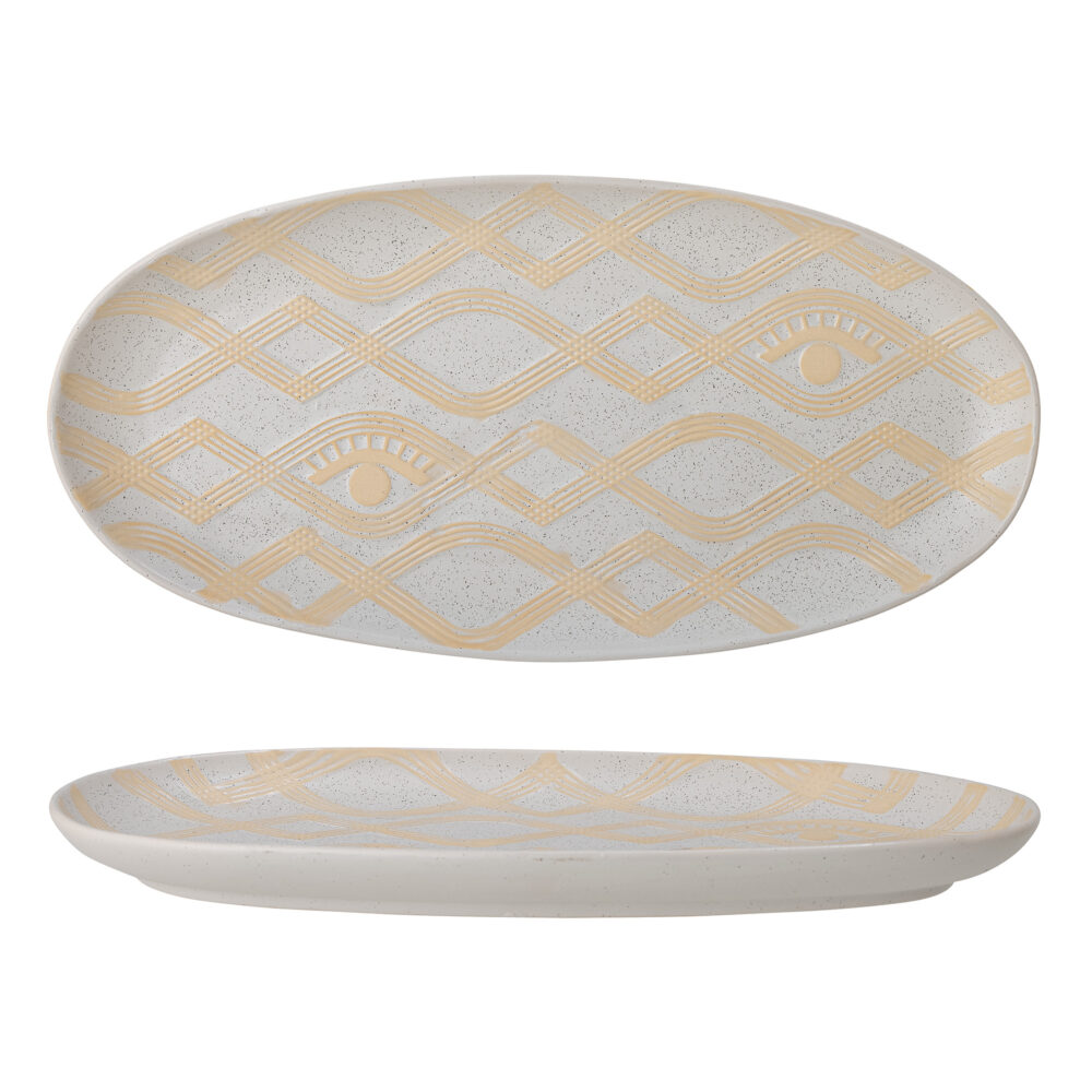 Newa Tray, Nature, Stoneware