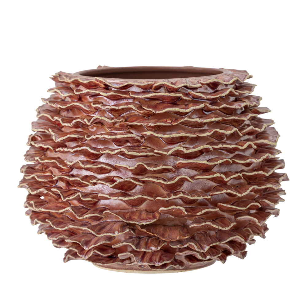 Morwen Vase, Rose, Stoneware