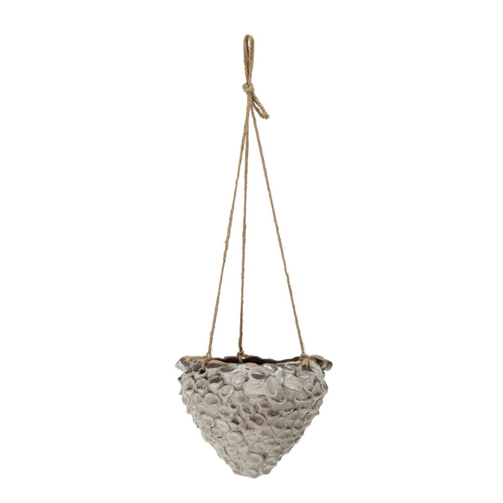 Alaz Flowerpot, Hanging, Nature, Stoneware