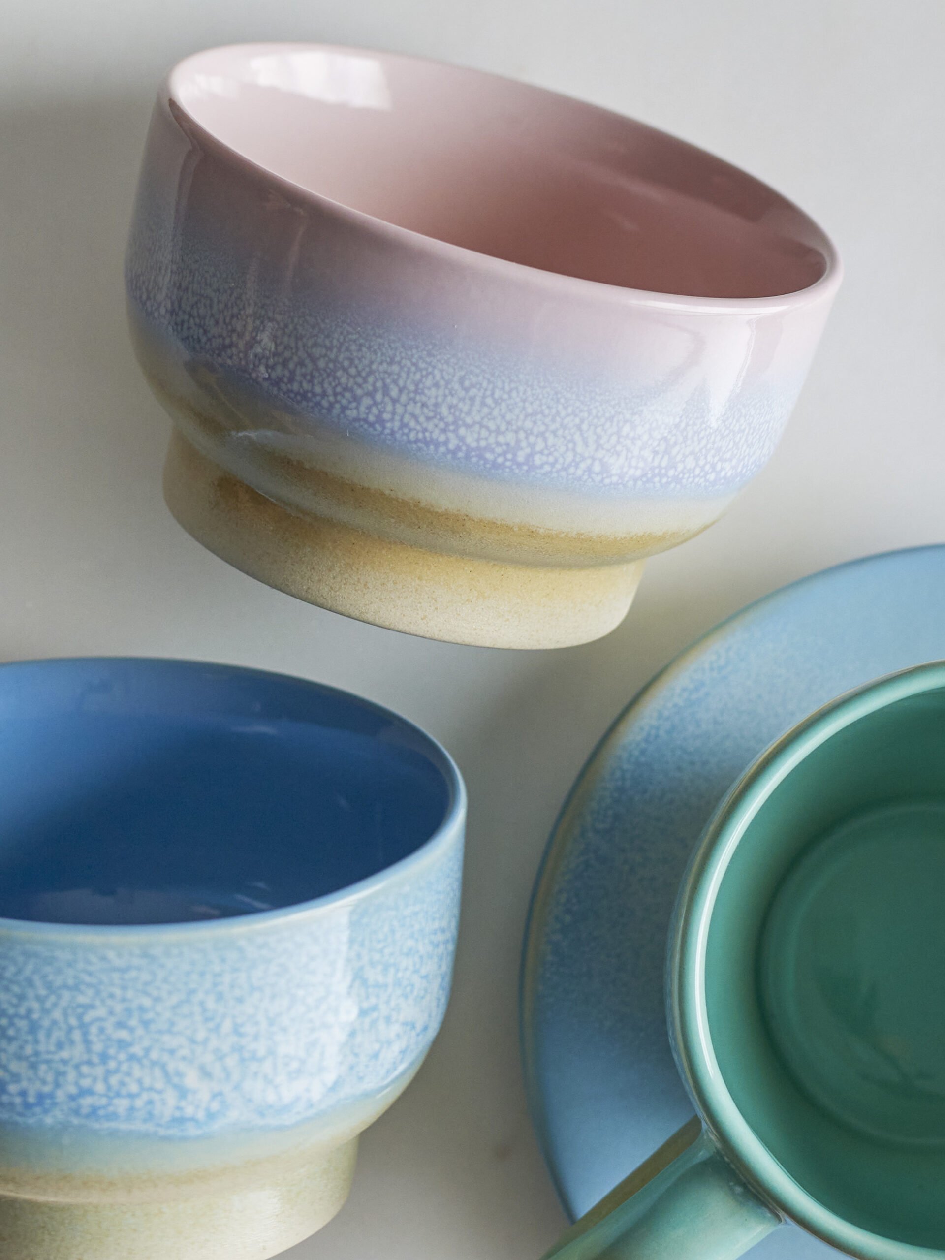 Safie Bowl, Blue, Stoneware - Image 2