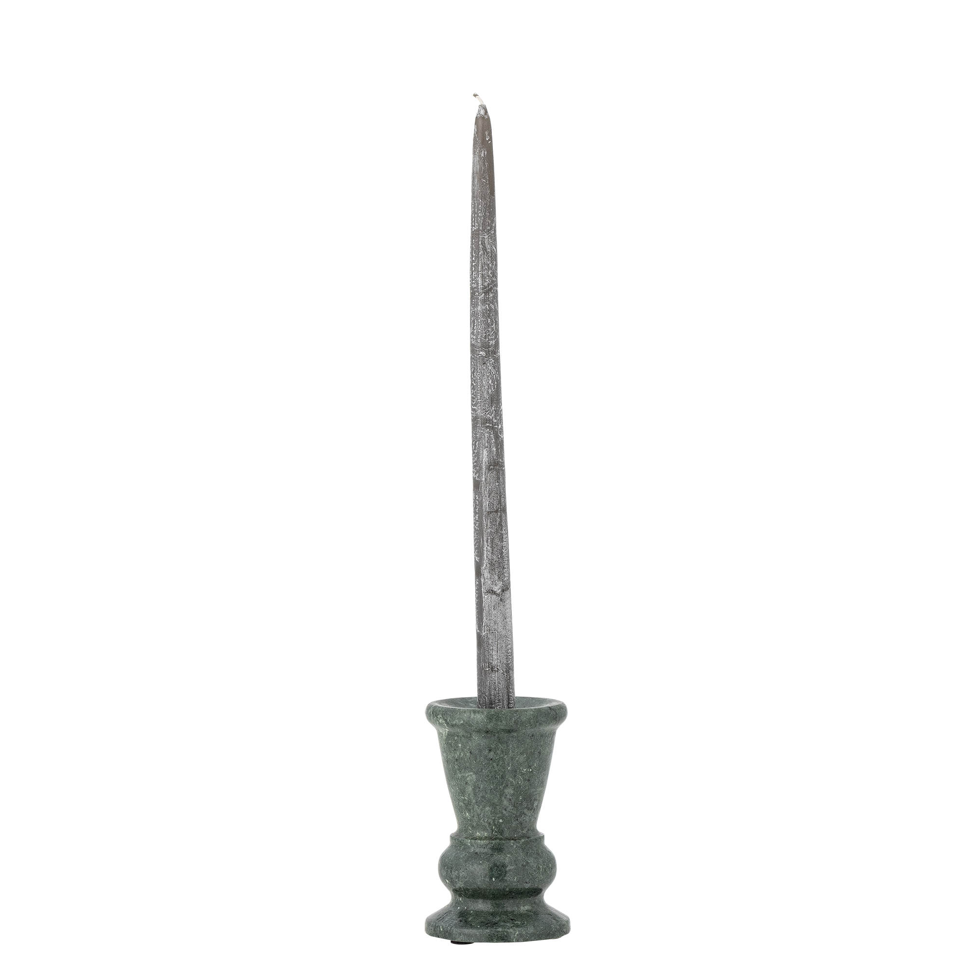 Sicilia Candle Holder, Green, Marble - Image 2
