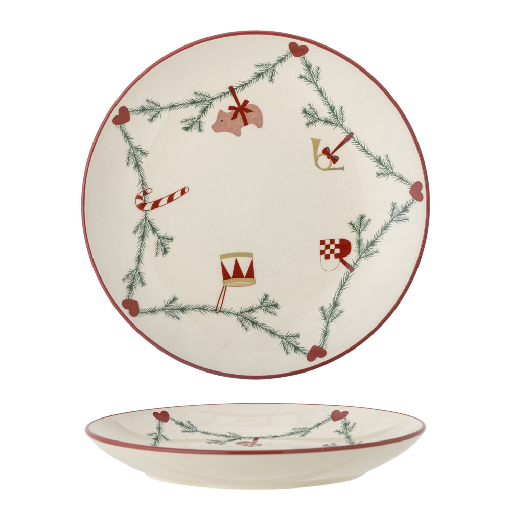 Yule Plate, Nature, Stoneware