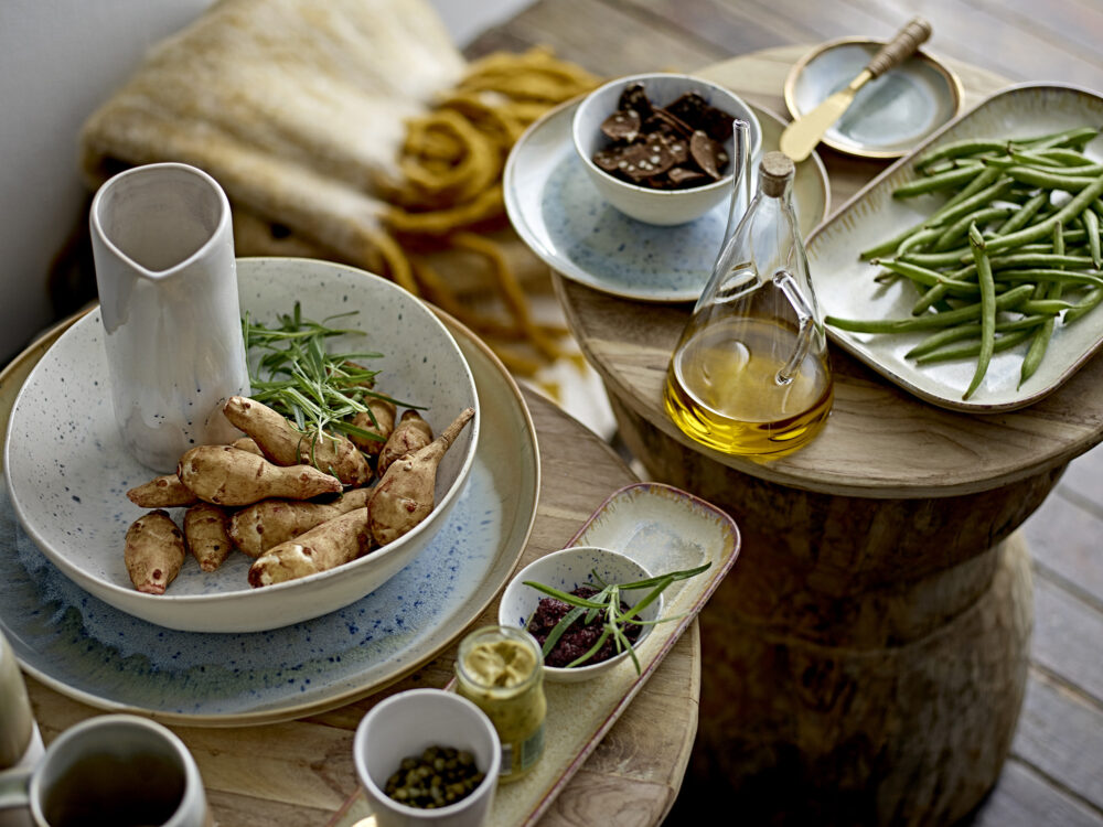 Heather Plate, Green, Stoneware - Image 3