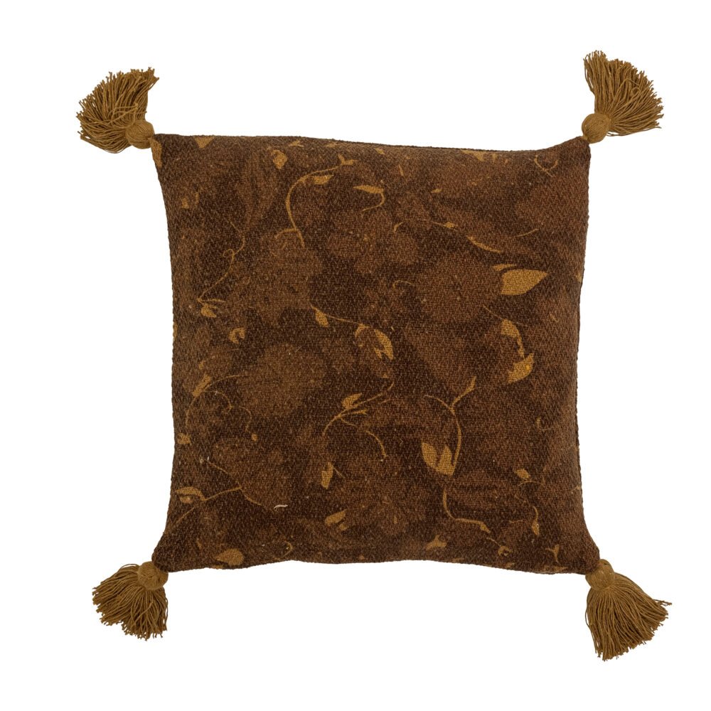 Ganja Cushion, Red, Recycled Cotton