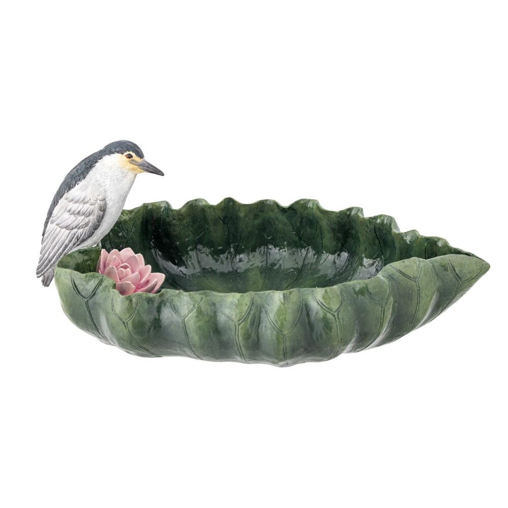 Neimi Deco Bowl, Green, Polyresin