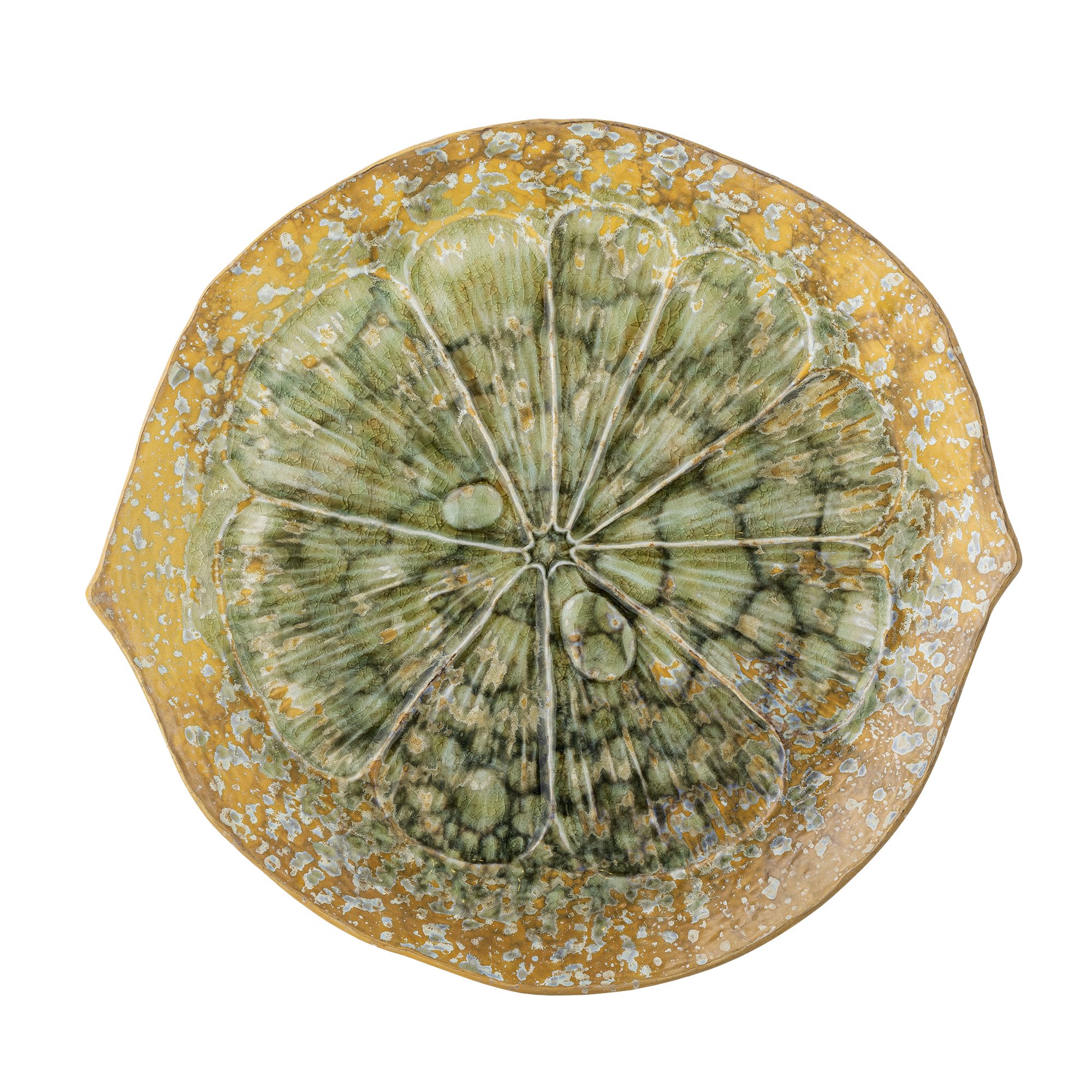 Milani Serving Plate, Green, Stoneware - Image 3