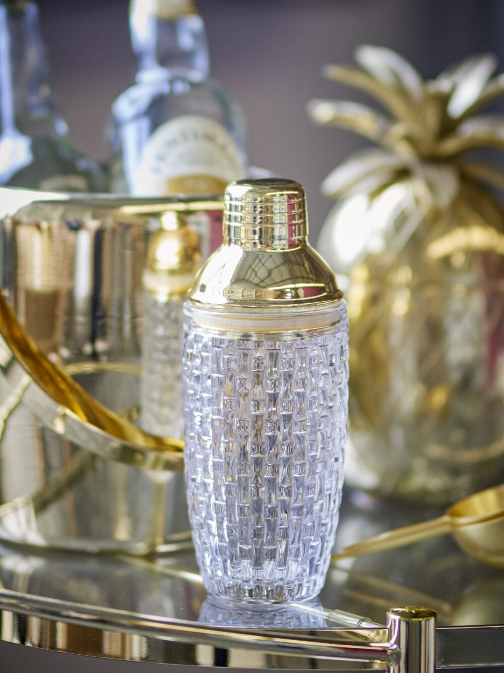 Cocktail Shaker, Clear, Glass - Image 3