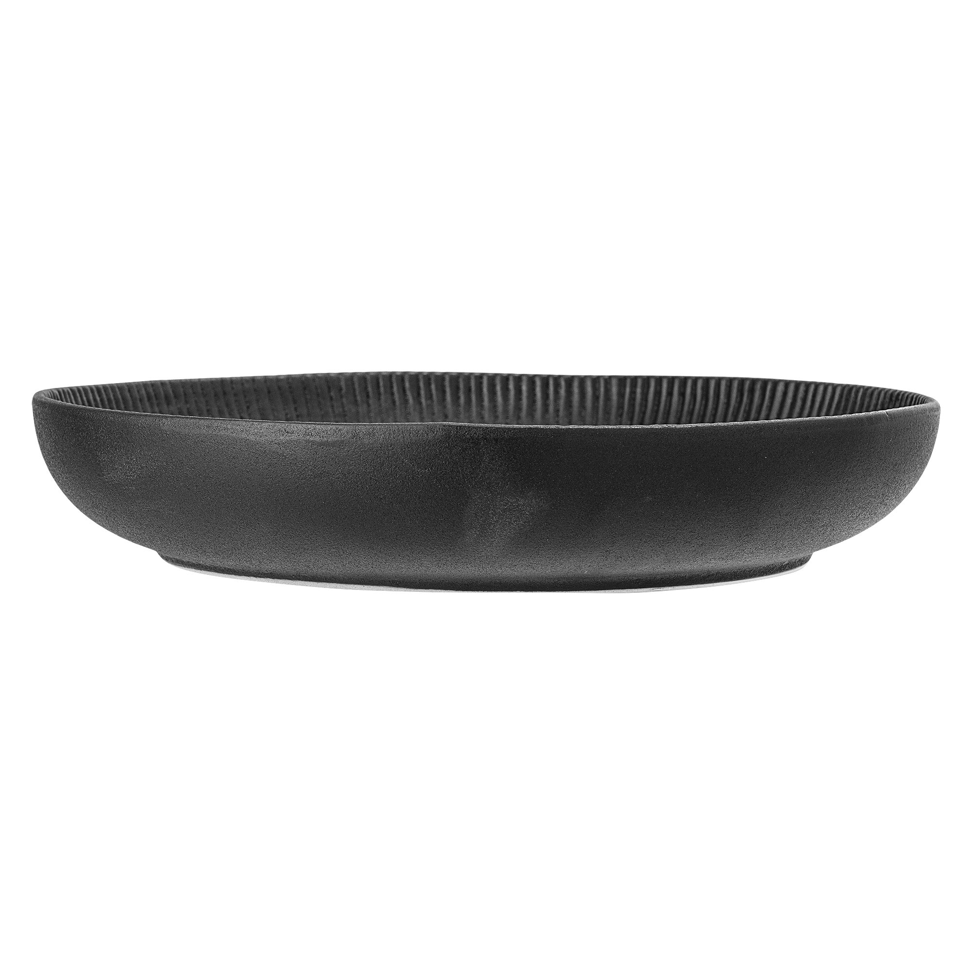 Neri Bowl, Black, Stoneware - Image 3