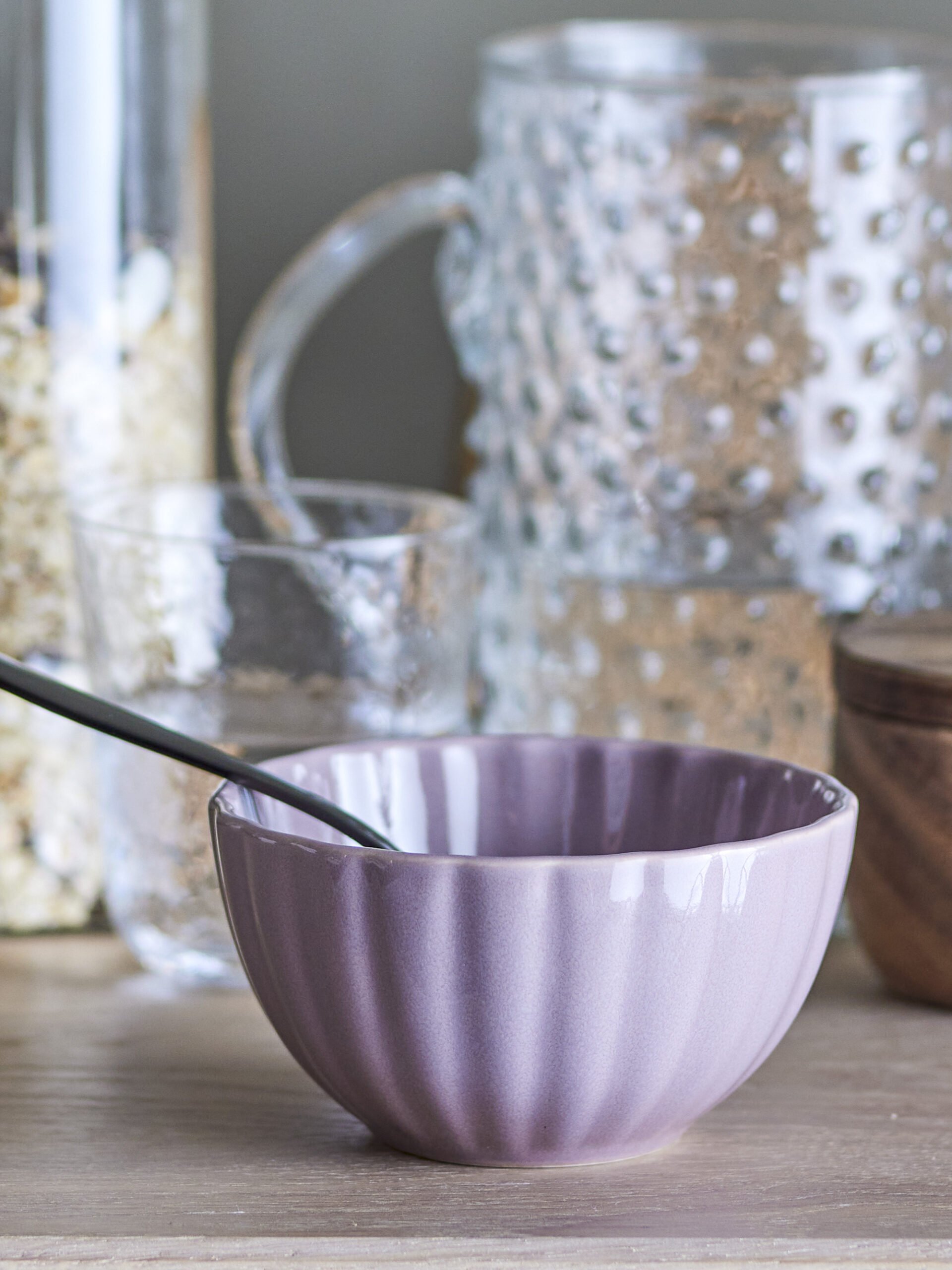 Latina Bowl, Rose, Stoneware - Image 3