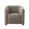 Joel Lounge Chair, Grey, Polyester