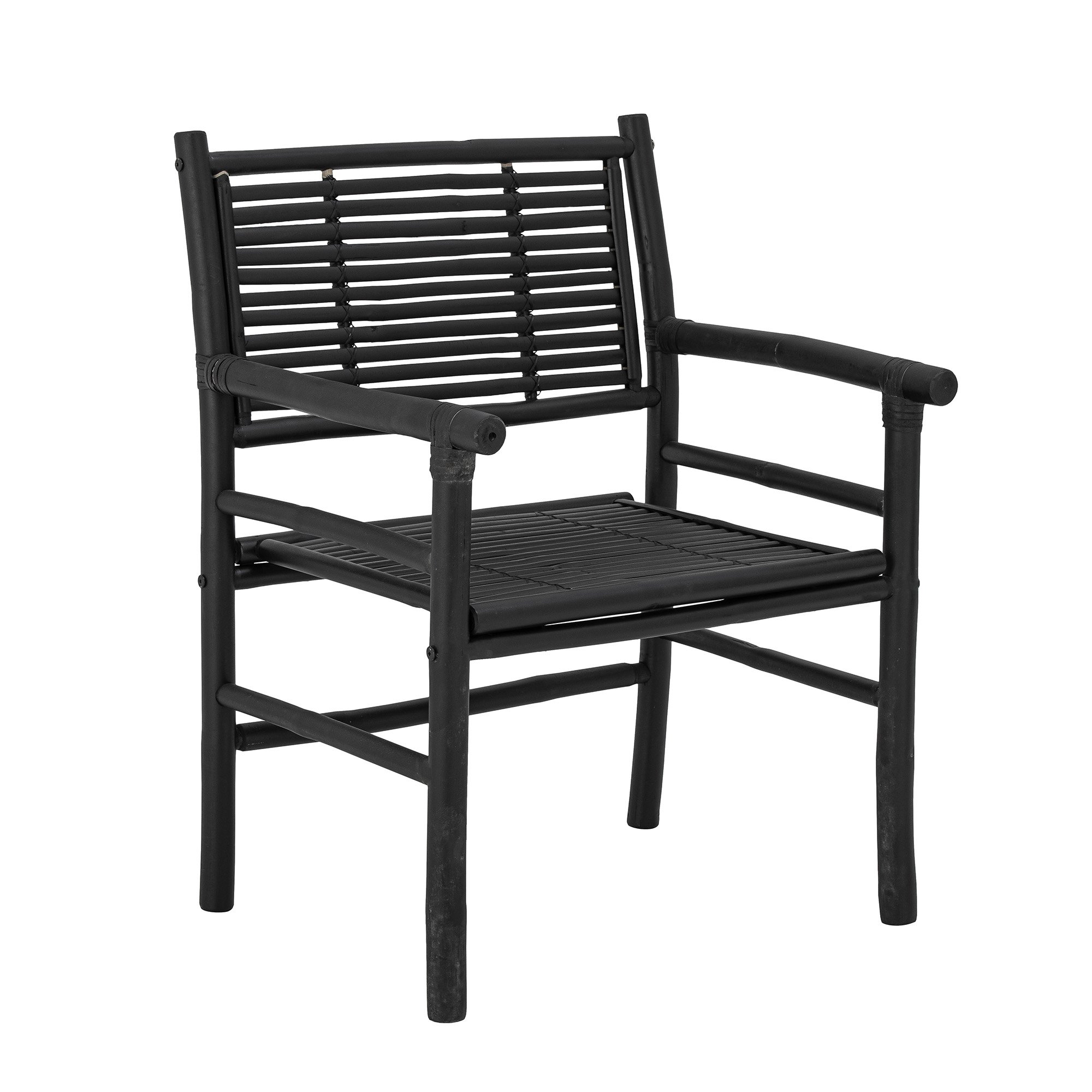 Coen Lounge Chair, Black, Bamboo - Image 3