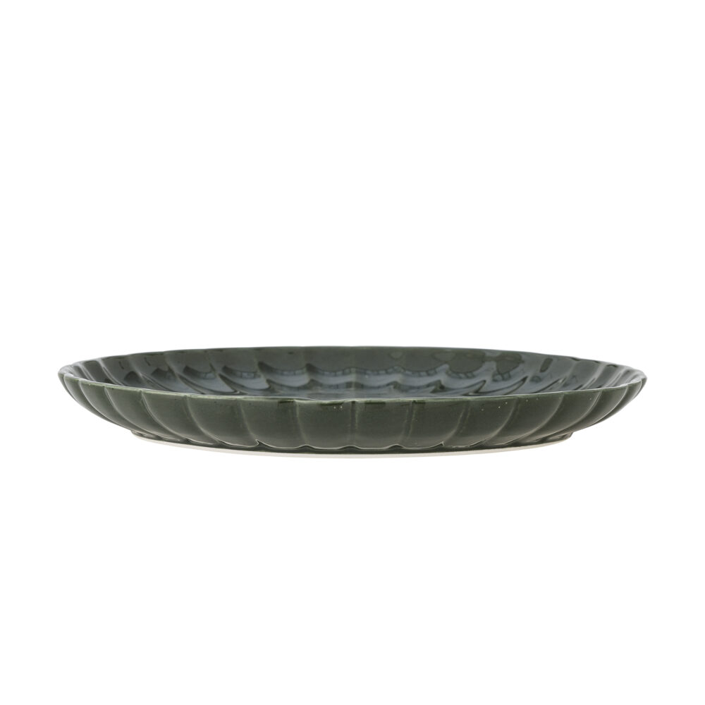 Latina Plate, Green, Stoneware - Image 3