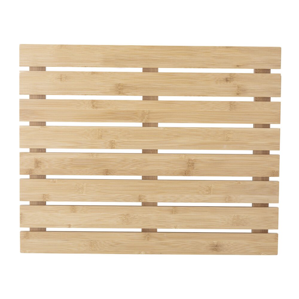 Aden Bath Mat, Nature, Bamboo