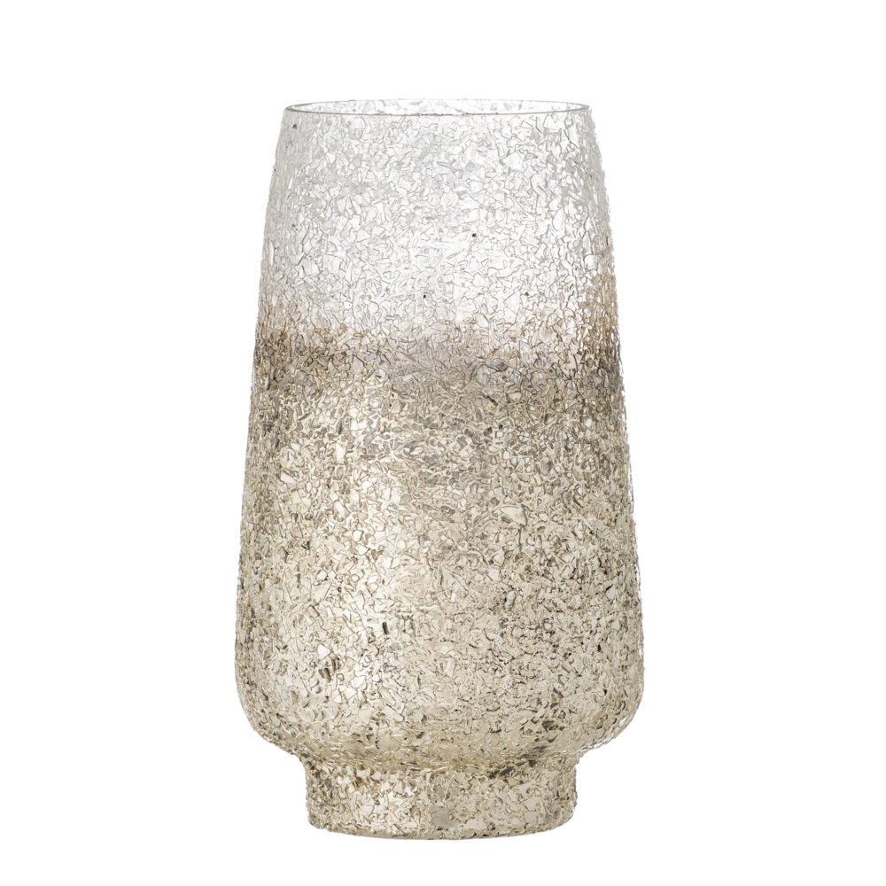 Lucina Votive, Silver, Glass
