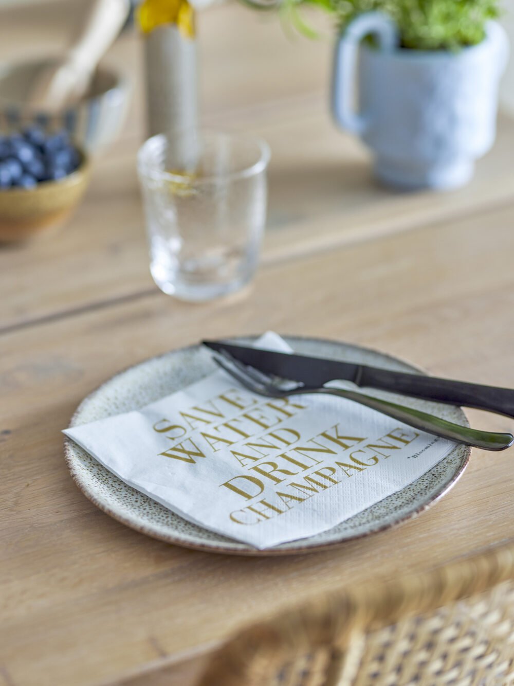 Lolly Napkin, White, FSC® Mix, Paper - Image 2
