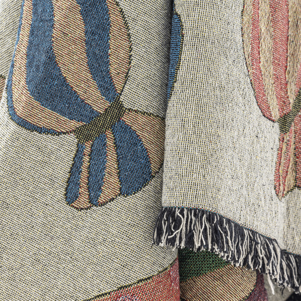 Caramella Throw, Nature, Recycled Cotton - Image 3
