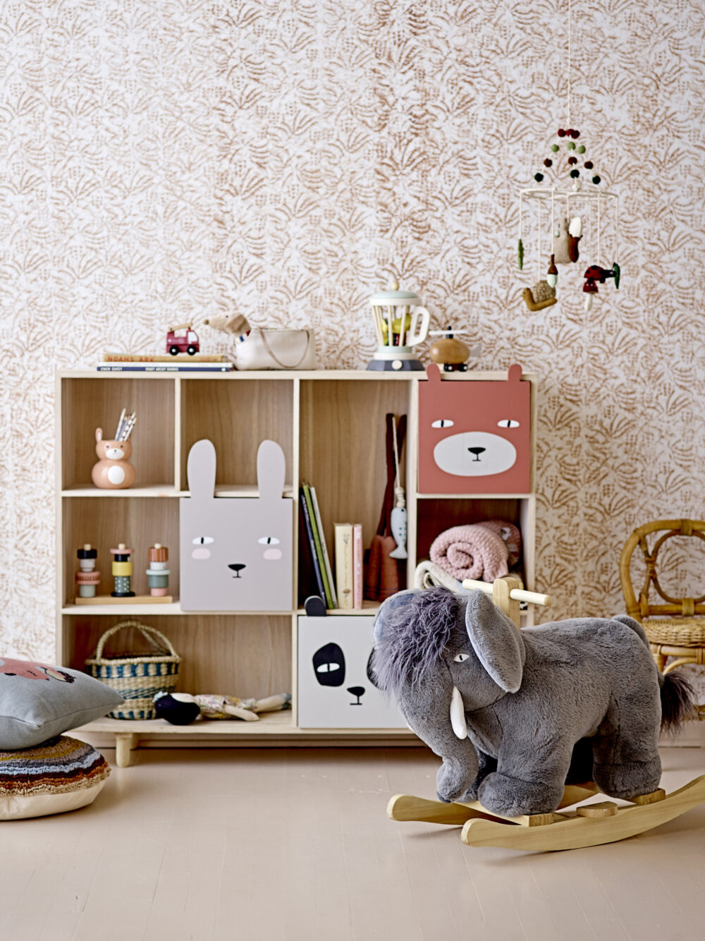 Calle Bookcase w/Drawers, Nature, Paulownia - Image 4