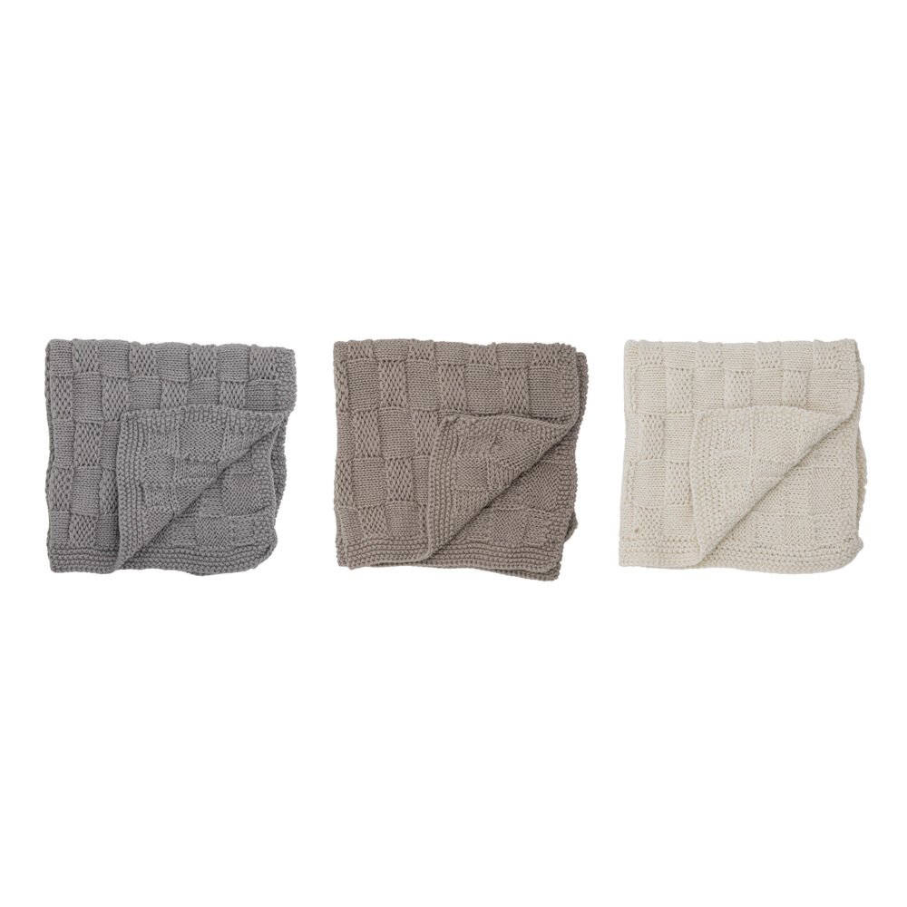 Odine Dishcloth, Grey, Cotton