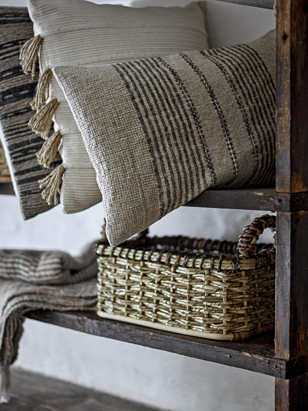 Ensar Cushion, Nature, Recycled Cotton - Image 5