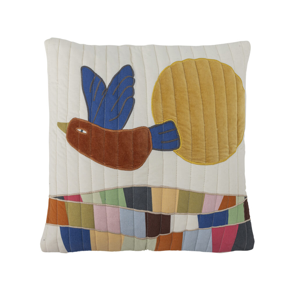 Colorine Cushion, Nature, Cotton