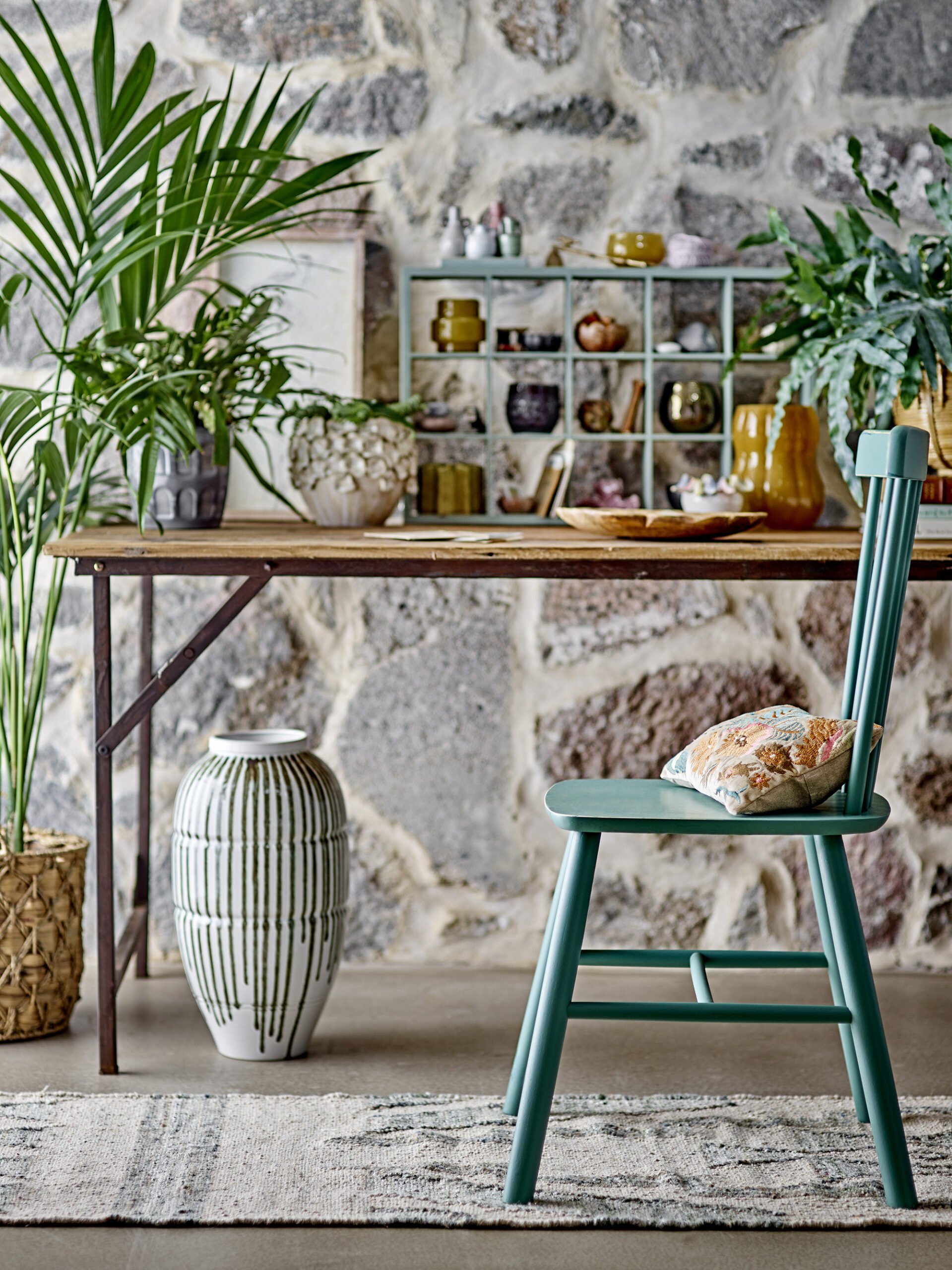 Mill Dining Chair, Green, Pine - Image 6