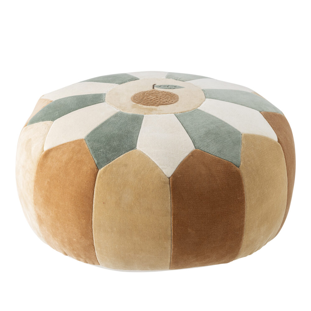 Agnes Pouf, Brown, Cotton
