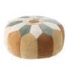 Agnes Pouf, Brown, Cotton