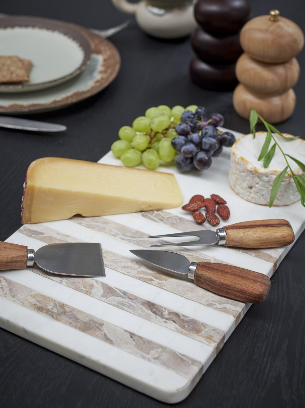 Novelle Cutting Board, White, Marble - Image 5