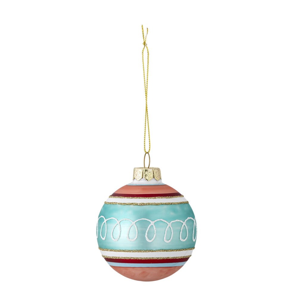 Kota Ornament, Blue, Glass