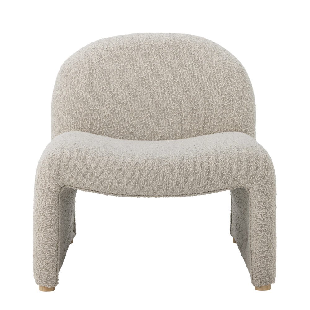 Neel Lounge Chair, Nature, Polyester