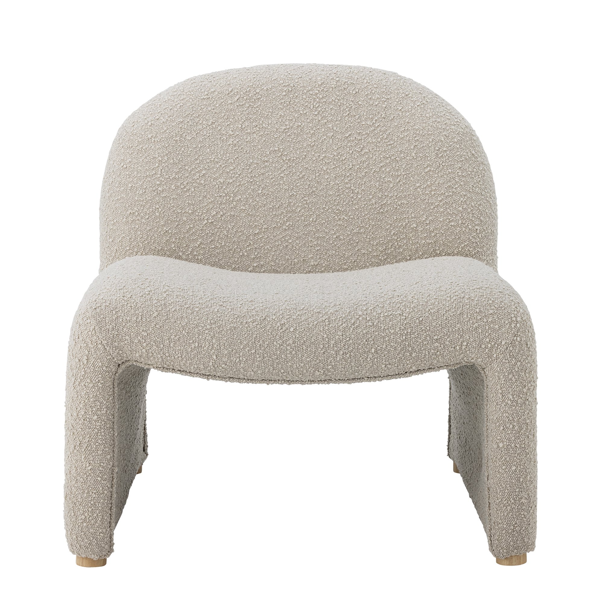 Neel Lounge Chair, Nature, Polyester