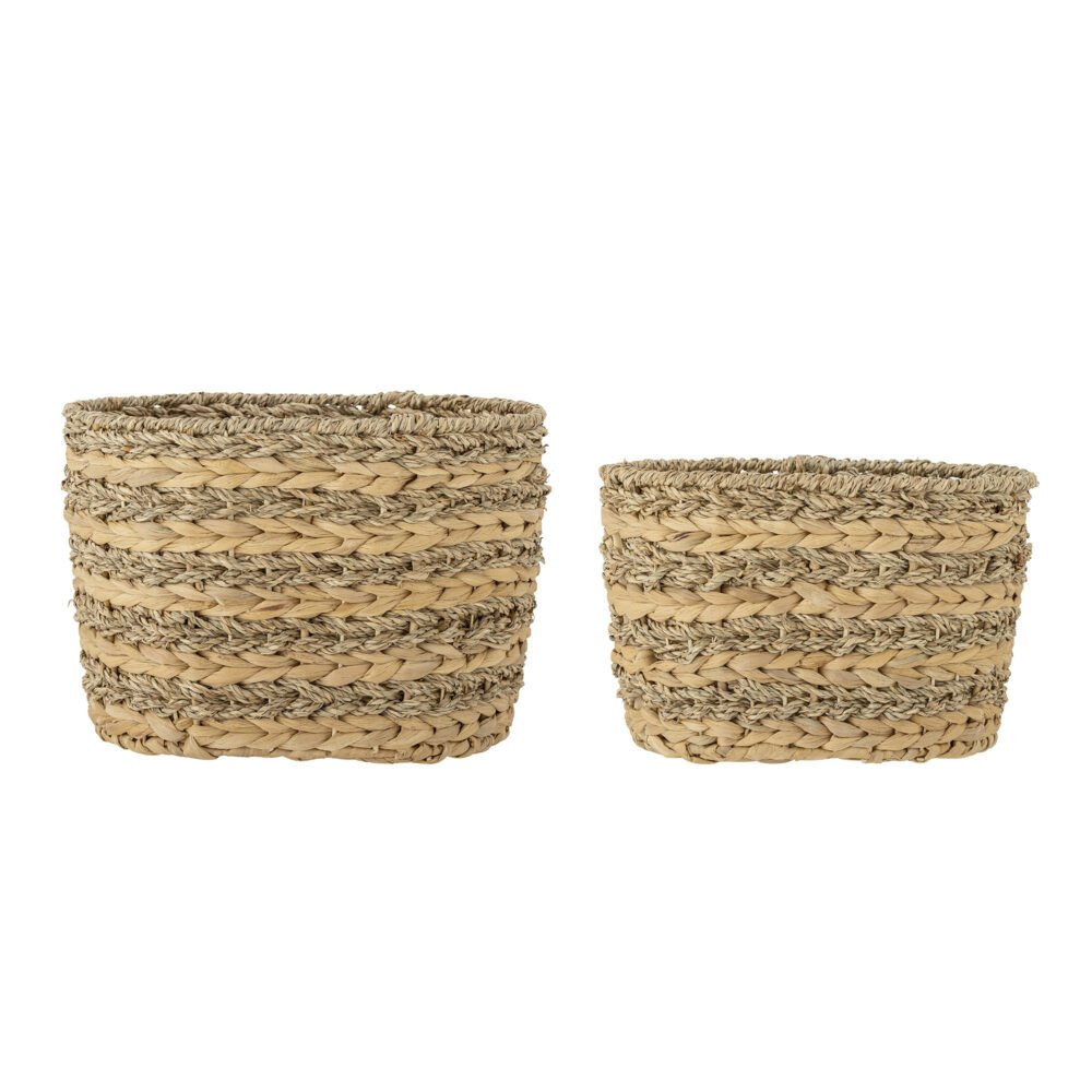 Indra Basket, Nature, Water Hyacinth - Image 3