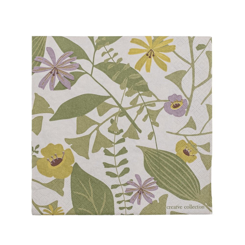 Camelie Napkin, Green, FSC® Mix, Papier