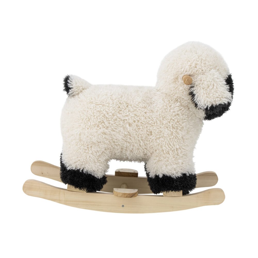 Dolly Rocking Toy, Sheep, White, Polyester - Image 4