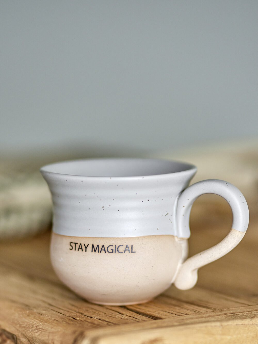 Claire Cup, Grey, Stoneware - Image 3