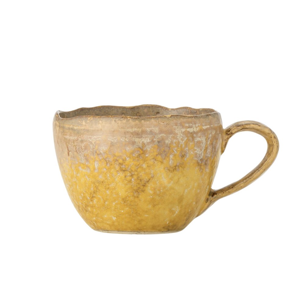 Milani Cup, Yellow, Stoneware