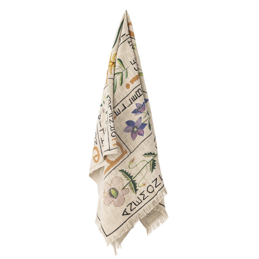 Ghigo Throw, Green, Cotton - Image 3