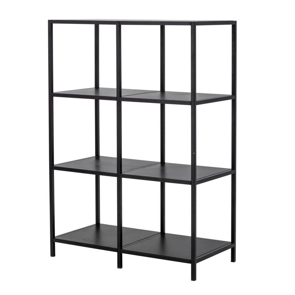 Valde Bookcase, Black, Metal - Image 4